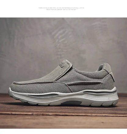 Men's Shoes Comfortable Canvas Shoes Breathable Loafers Men's Walking Sports Shoes Men's Trendy Casual Sports Shoes