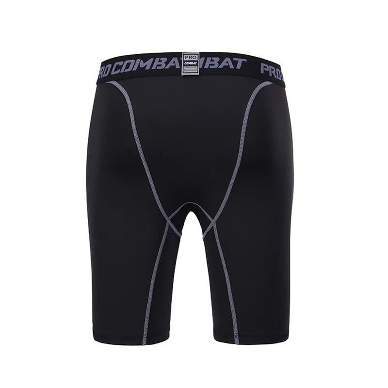 Sports Fitness Pants Men's Basketball Shorts Workout Tights Gym Running Training