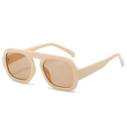 Retro Square Sunglasses Women Fashion Brand Design Gradient Shades UV400 Men Punk Sun Glasses