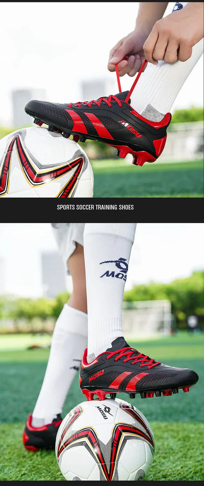 New Men's And Women's Football Shoes, Indoor And Outdoor Sports Shoes With Long Nails And Broken Nails For Football Training Mat