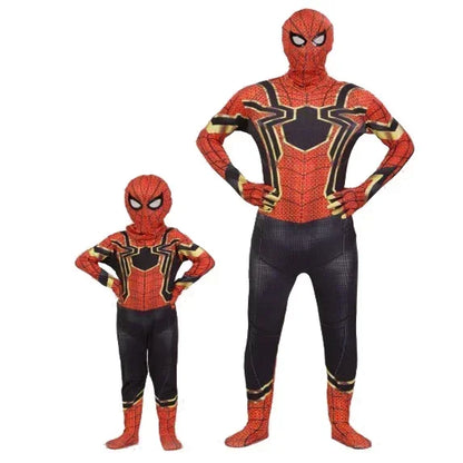 Spider Man Cosplay Costume Zentai Spiderman Costume Superhero Bodysuit Spandex Jumpsuit Suit for Child Kids Adult