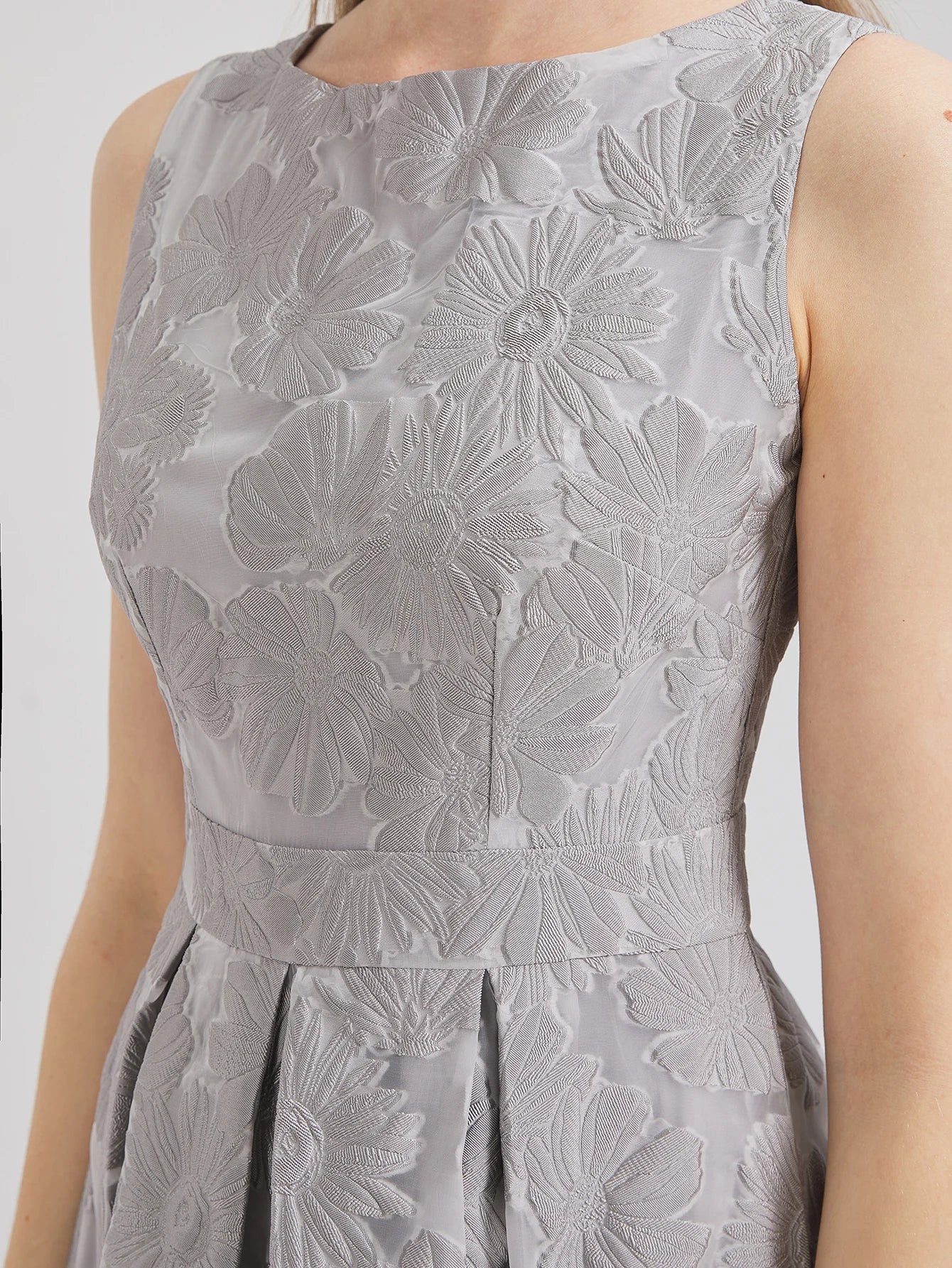 Women New Fashion Organza Embroidery Elegant Long Dress Summer Sleeveless Dresses Lady Holiday Evening Prom Vestido