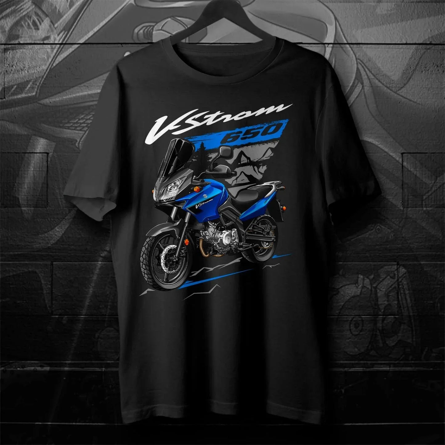 Classic Japanese 2004-2011 Models V-Strom 650 Motorcycle T-Shirt 100% Cotton O-Neck Short Sleeve Summer Casual Mens T-shirt