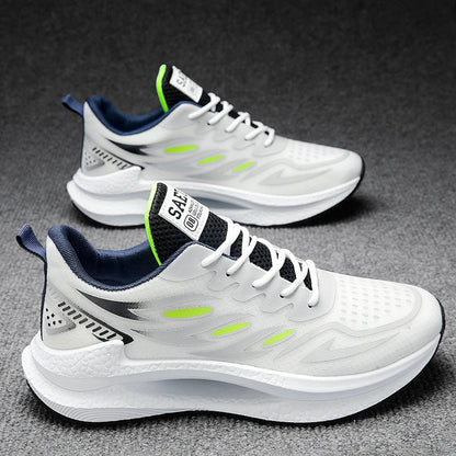 Men's Breathable Sports Shoes Spring New Mesh Casual Fashion Versatile Trendy Men's Shoes Summer Running Shoes Suitable for Outdoor Sports