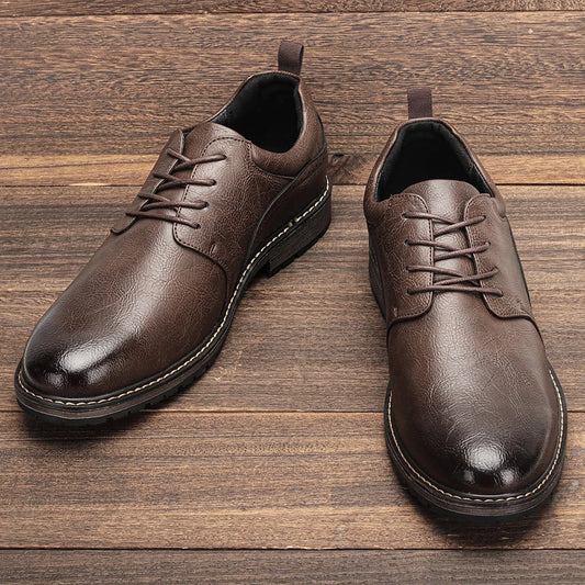Tênis Masculino Casual Moda Marca Confortável 2025 Sapatos de Couro