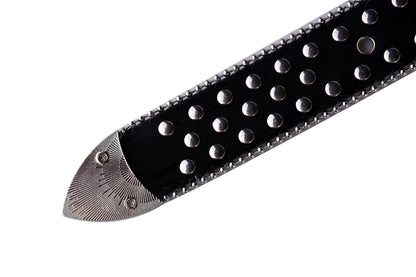 Rhinestone SkullBelt Western Cowgirl Belts For Women Girls Studded PU Leather Country Belt