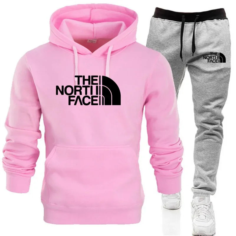 Winter hoodie set, pants, casual jogging clothes, sportswear, sportswear