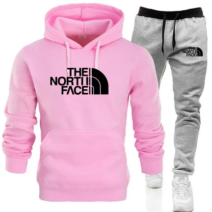 Winter hoodie set, pants, casual jogging clothes, sportswear, sportswear