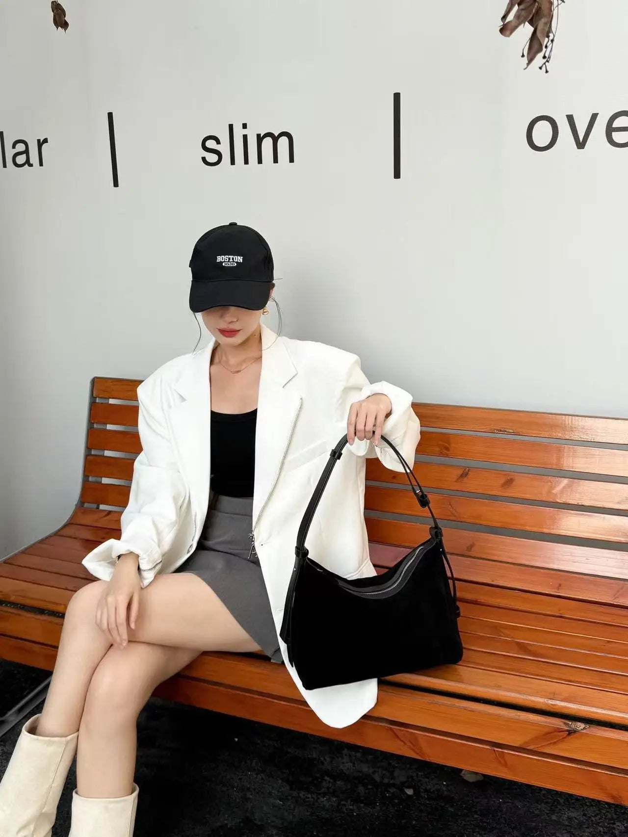Genuine Grade Suede Leather Luxury Designer Large Capacity Women's Tote Bag Vintage Shoulder Crossbody Underarm Bags Trendy New