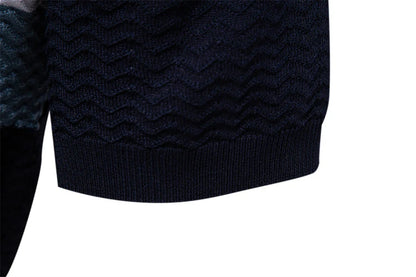 2024 New Summer Textured Ribbed Knit Polo Shirt for Men Short Sleeve Breathable and Cool Mens Polo Shirts