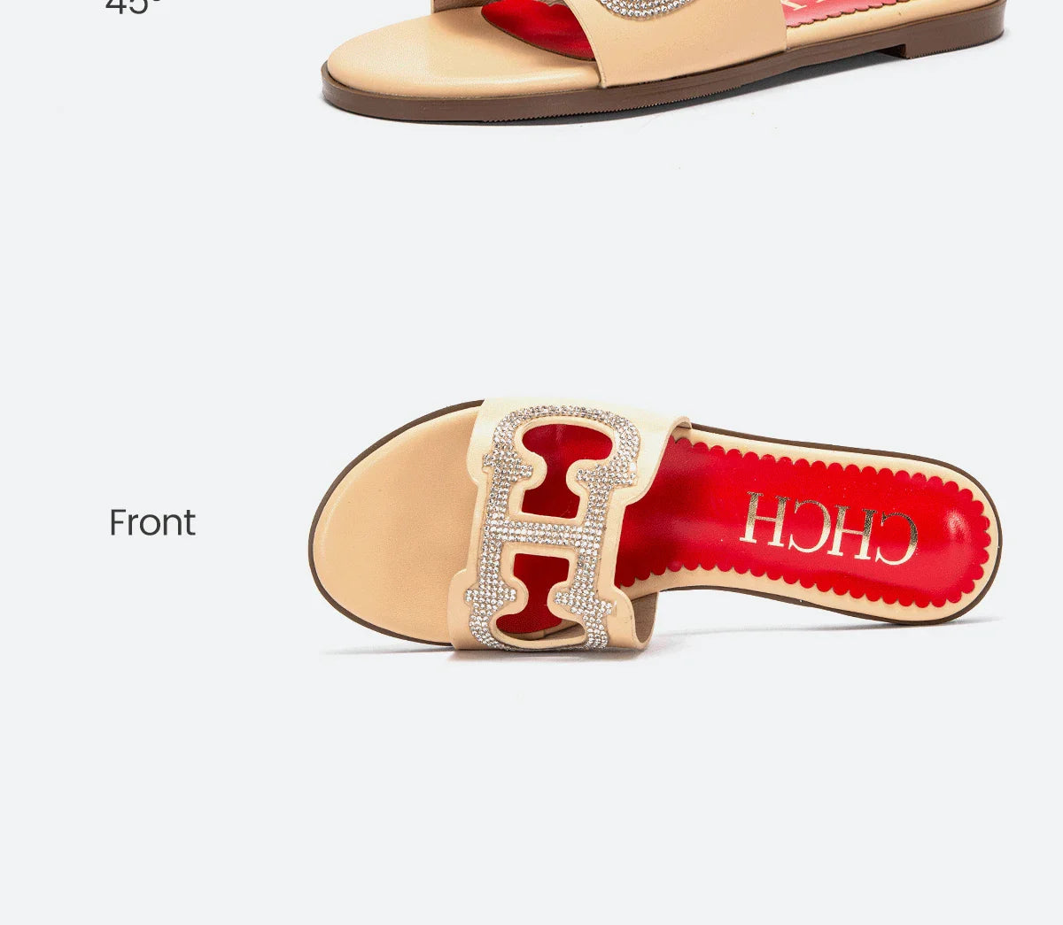 Woman's Beach Shoes 2025 Summer New Indoor Fashion Sandals Bathroom Flat Shoes Home Slippers