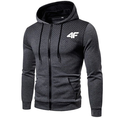 Men's Tracksuit Hooded Casual Hot Sale Single Piece Zipper Sweatshirt And Daily Single Sweatpants Comfort Outdoor Jogging Sports