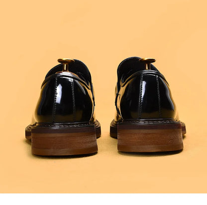 Luxury Slip on Dress Shoes Men Genuine Leather Italian Loafer Shoes for Men Black Brown Brand Formal Oxford Men Casual Shoes
