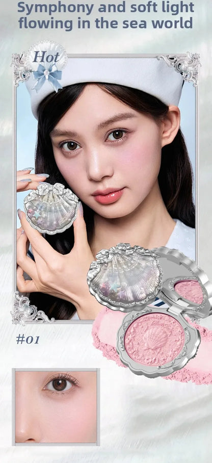 Makeup Set All In Flower Knows Little Angel Highlighter Powder Blush Strawberry Rococo Lip Gloss Perfume Kit