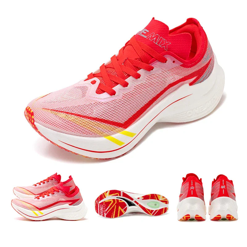 Carbon Plate Marathon Running Shoe Pro Tests Stable Support For Shock-absorbing Ultralight Bounce Sneakers