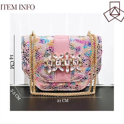Nigerian Style Rhinestone Embellished Three-Dimensional Bag And Good Material Peep Toe Pumps Elegant Clutch Bag Women Shoes