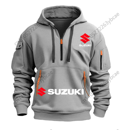 Men's Hoodie Outdoor Motorcycle Riding Suit: Soft, Comfortable, Breathable, Stylish Autumn/Winter Style