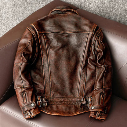 Jacket Vintage  Coat Man Slim Fashion Biker Clothing Asian Size S-6XL M697 Dropshipping