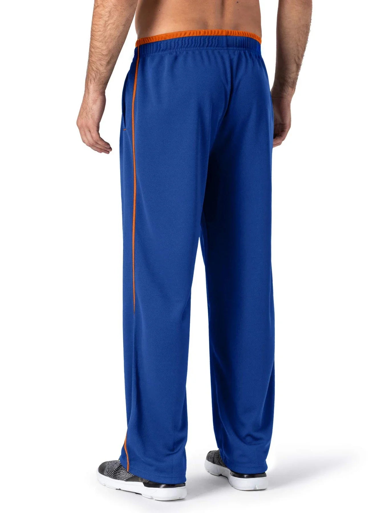 Men's Quick Dry Lightweight Elastic Outdoor Hiking Jogging Running Pants Straight Fitness Gym Exercise Yoga Sweatpants