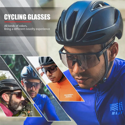 Photochromic Cycling Sunglasses for Men Women Bike Glasses Riding Driving UV400 Mountain Bicycle Goggles Eyewear Sports