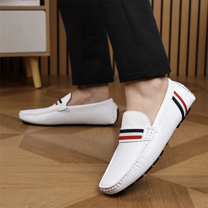 Men Shoes Slip on Loafers Mens Business Office Shoes Classic PU Leather Men's Loafer Shoes Casual Men Driving Shoes Men's Shoes