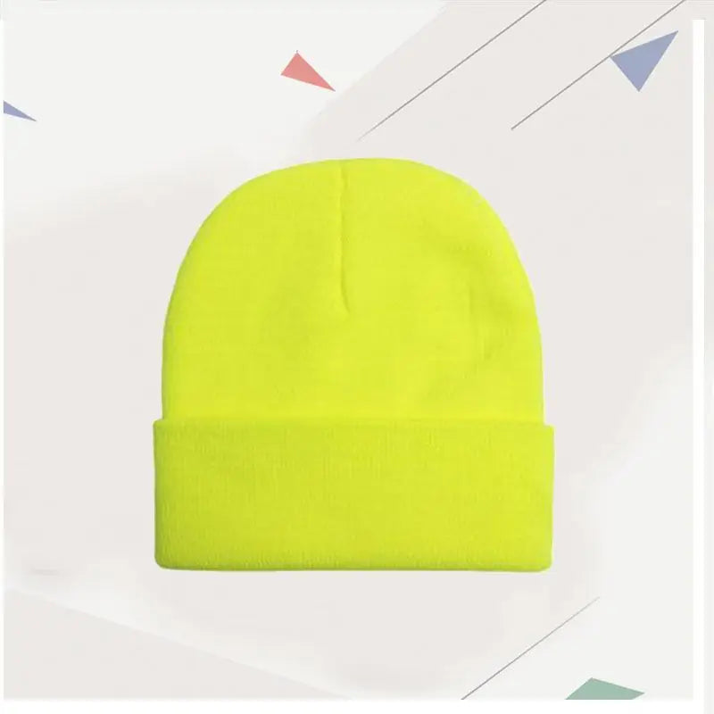DIY Personalized Embroidered Design Knitted Hat Custom Logo Autumn Winter Warm Beanie Team Customize Stocking Skull Balaclava