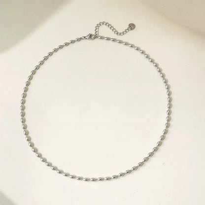 Stainless Steel Envelope Pendant Necklace Metal Waterproof Jewelry For Women