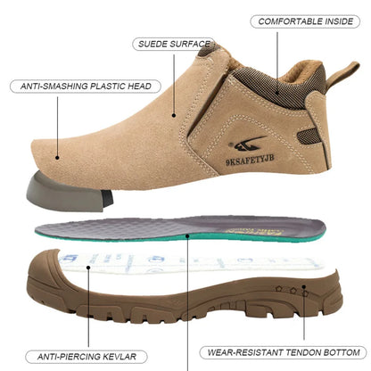 Puncture-Proof Safety Shoes Insulation Men Work Boots  Composite Toe Welder Protective Shoes Indestructible Work Shoes Sneakers