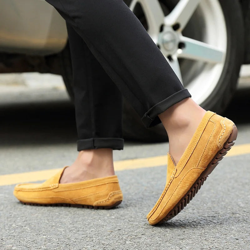 Leather Man Loafers Luxury 2022 Casual Shoes For Men Boat Shoes Handmade Men Slipon Driving Shoes Male Moccasins Zapatos