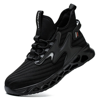 Anti-Puncture Anti-smash Safety Shoes Steel Toe Boots for Men Comfortable Work Sneakers Industrial Shoes for Construction Site