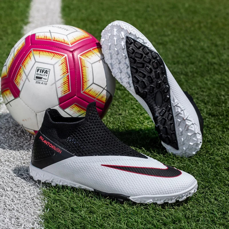 New Men Football Boots High-quality Soccer Shoes Soccer Cleats Professional Turf Training Shoes Ultralight Futsal Match Non-Slip