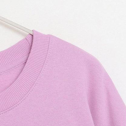 Embroidery Sweatshirt Women Casual Fleece Jumper Tigger Cheshire Cat Cartoon Loose Pullover Top O Neck