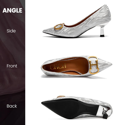 Women's High Heels New 4cm Black Simple Business Women's Shoes Evening Party