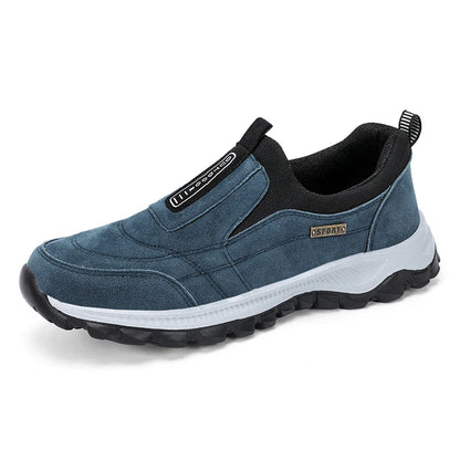 Outdoor Comprehensive Training Shoes Casual Men's Shoes Breathable Suede Leather Shoes Non-slip Walking Shoes Sports Shoes