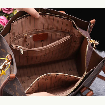 Light luxury brand women's bag 2025 new fashionable and versatile single shoulder crossbody high-end handbag with large capacity