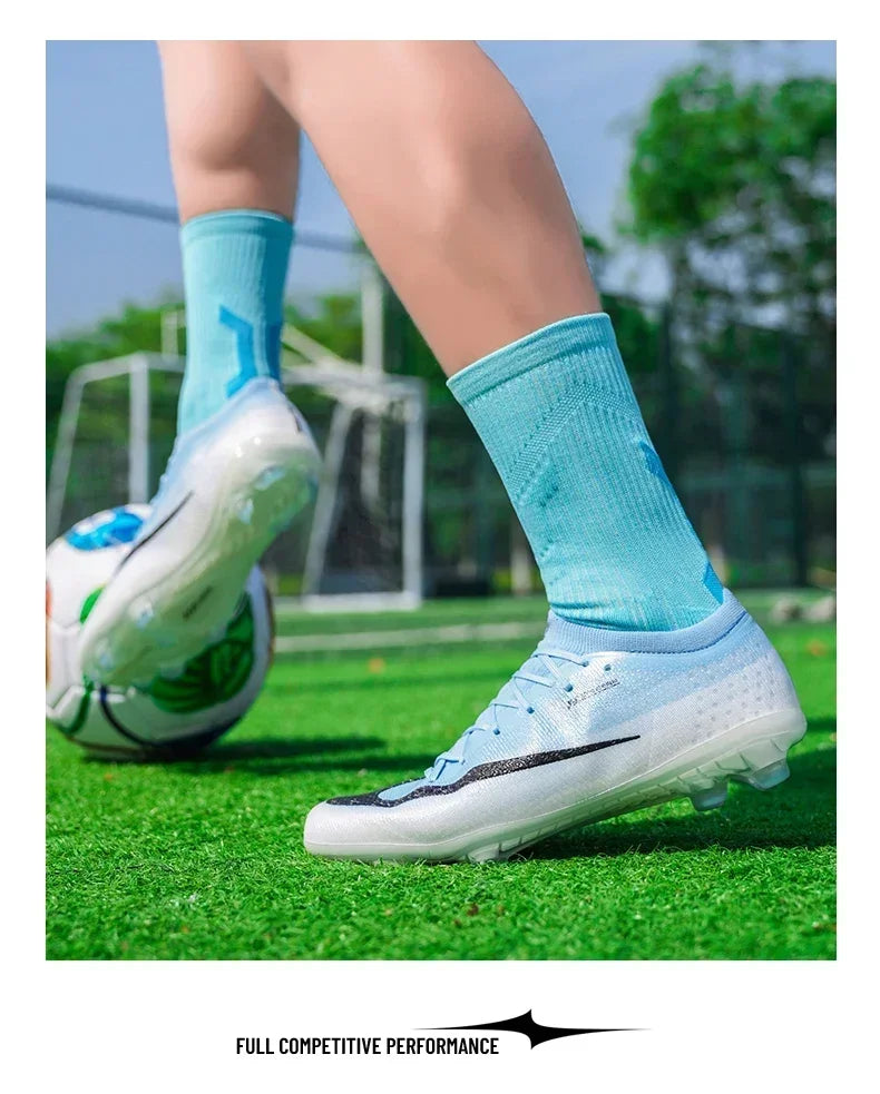 New Men Football Boots Futsal Cleats Unisex Soccer Shoes Hot Sale High-quality Professional Women Ultralight TF/FG Sneakers