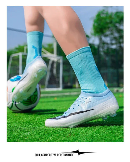New Men Football Boots Futsal Cleats Unisex Soccer Shoes Hot Sale High-quality Professional Women Ultralight TF/FG Sneakers