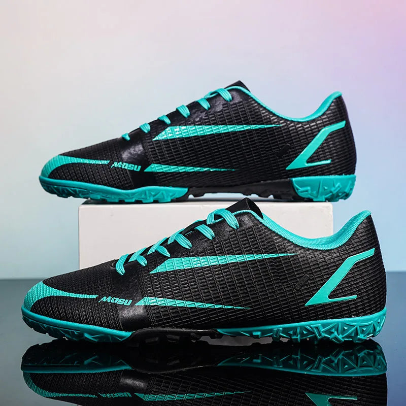 New Outdoor Men Soccer Shoes Adult Cleats Long Spikes Football Boots Training Sport Footwear Sneakers Non Slip Training Unisex