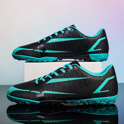 New Outdoor Men Soccer Shoes Adult Cleats Long Spikes Football Boots Training Sport Footwear Sneakers Non Slip Training Unisex