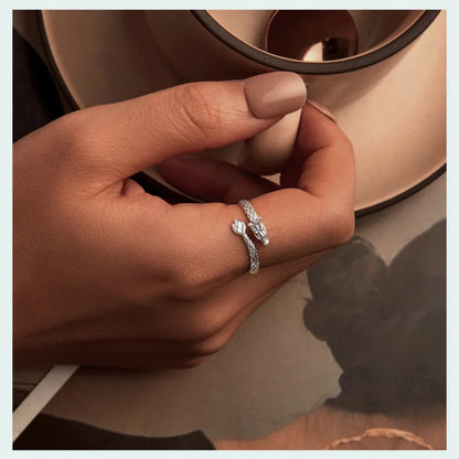 Vintage 925 Sterling Silver Dragon Opening Ring For Women Lucky Gothic Animal Stackable Rings Party Punk Hiphop Gift