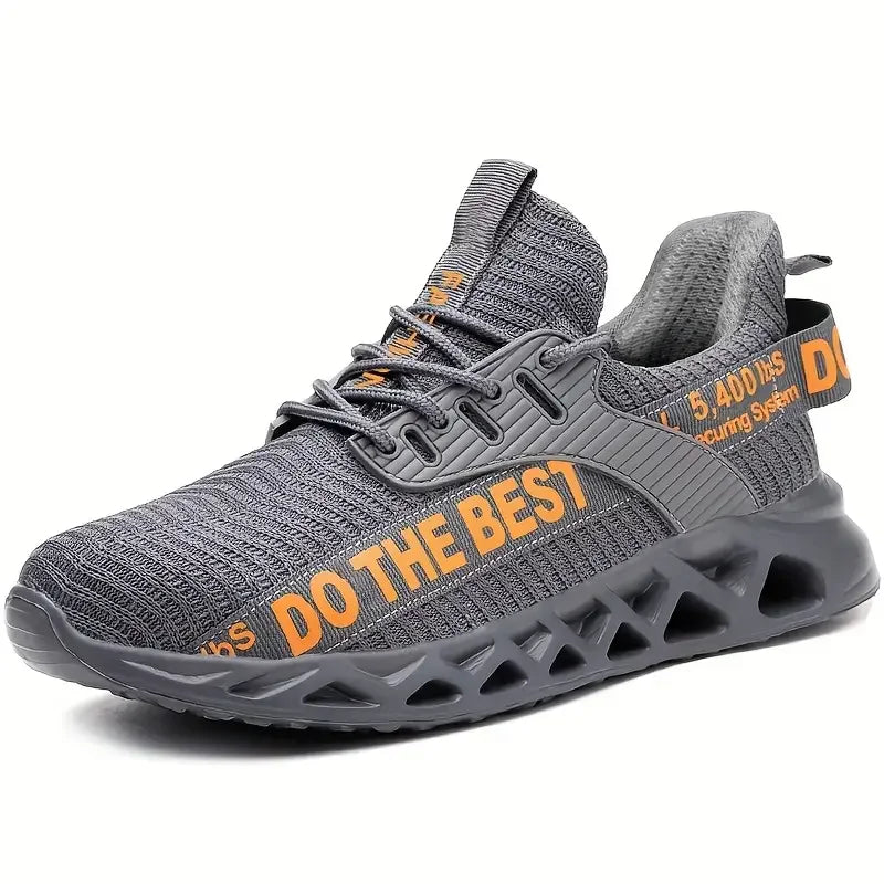 Steel Toe Safety Shoes for Men Women Light Protective Work Sneaker Anti-puncture Work Shoes Unisex Coustruction Safety WorkBoots