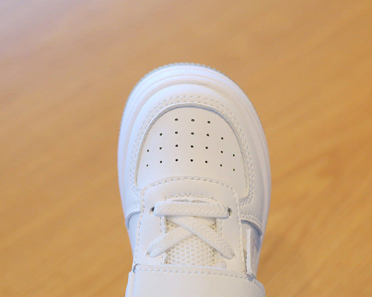 Children's Casual Sneakers 2024 New Comfortable Single Shoes Baby Boys Girls Toddler Small White Shoes Tenis Sports Board Shoes