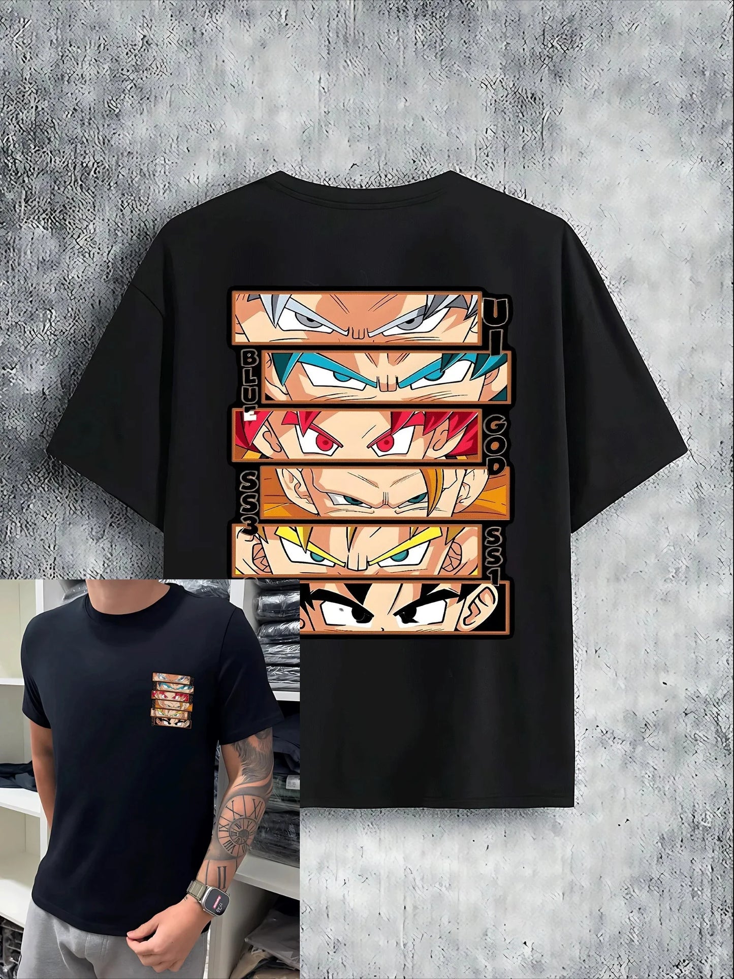 Oversized Men's Short Sleeve T Shirt Anime Printed 2025 Summer Casual Cotton Streetwear Trendy Graphic Tee Tops