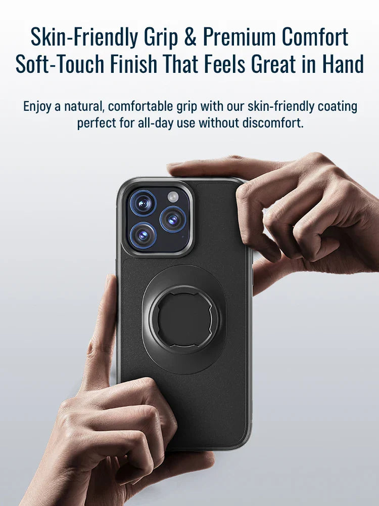 Case for iPhone 17/16/15/14/13/12/11 Pro/Max fit Phone Holder Mount with Lock-in Design
