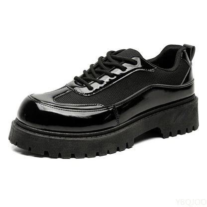 Fashionable versatile men's new spring autumn casual comfortable low top men's shoes thick sole elegant simple formal shoes