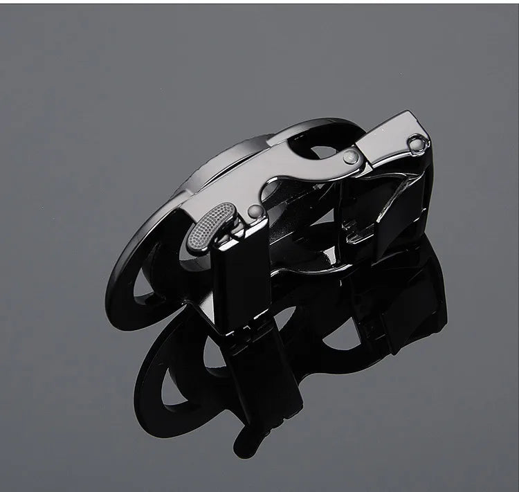 Automatic Buckle Alloy Pants Buckle Men's Letter Series Belt Buckle Belt Accessories Slot Automatic Buckle