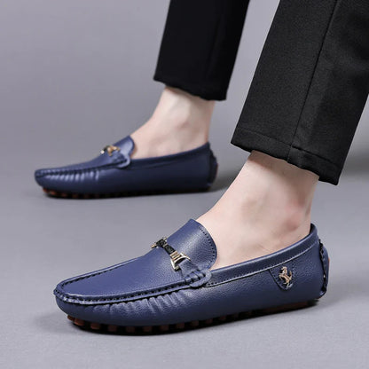 Men Loafers Shoes Formal Dress Shoes Business Casual Shoes for Men Wedding Party Office Shoes Soft PU Leather Loafers Men