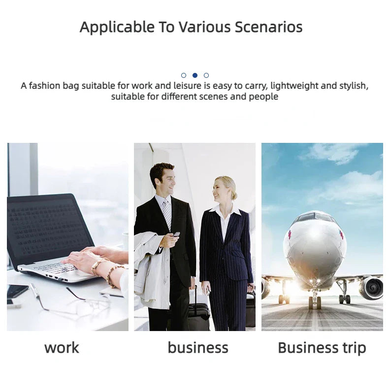 File Bag Carrying Briefcase Men's Business Bag Lawyer Office Computer Bag Horizontal Shoulder Crossbody Bag Men Bag
