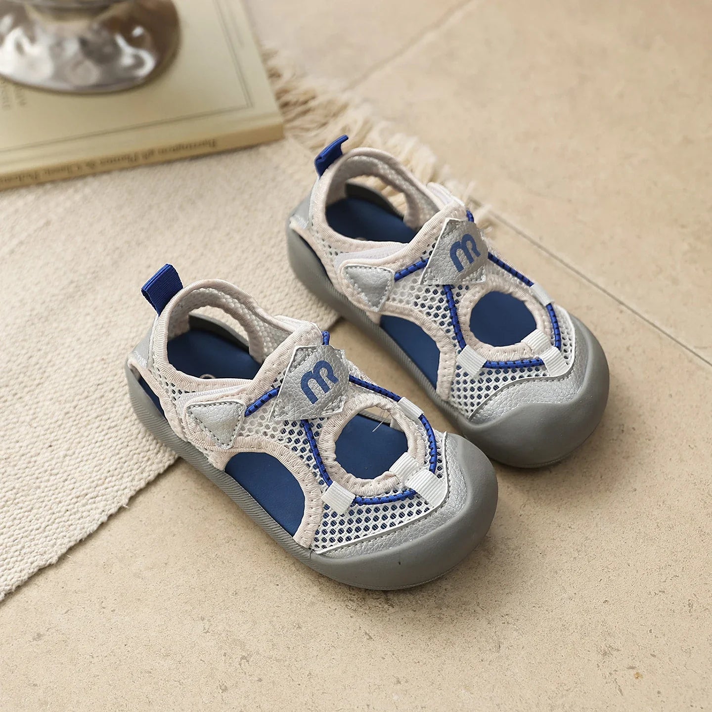 Boys Girls Recycled Adventure Sandals 2026 New Summer Toddler Sporty Sandals Non-slip Versatile Chic School Outdoor Hiking Shoes