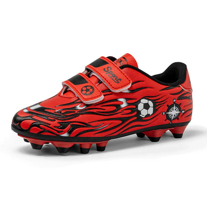 Kids Athletic Soccer Shoes Turf Football Sneakers Outdoor Firm Ground Soccer Shoes Child Anti-slip Football Sports Shoes